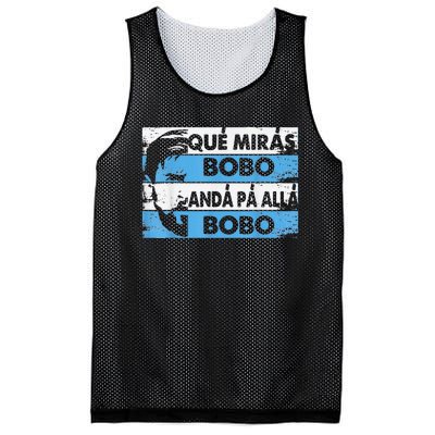 qué mirás bobo, andá pa' allá funny speech Mesh Reversible Basketball Jersey Tank