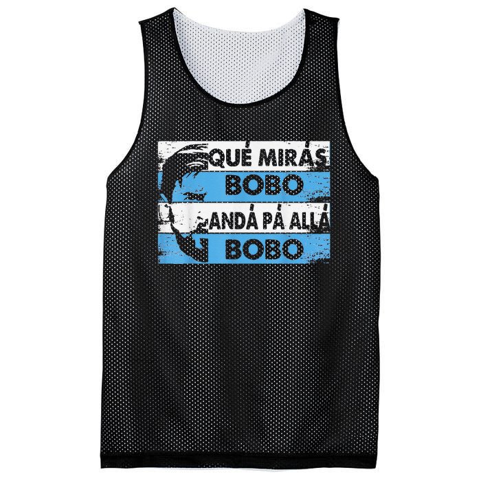 qué mirás bobo, andá pa' allá funny speech Mesh Reversible Basketball Jersey Tank