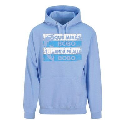 qué mirás bobo, andá pa' allá funny speech Unisex Surf Hoodie