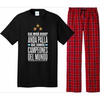 Que Miras Bobo? Argentina Campeones Del Mundo Pajama Set