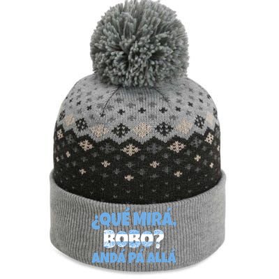 Qué Miras Bobo Andá Pa' Allá Bobo Argentina Funny Meme The Baniff Cuffed Pom Beanie