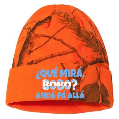 Qué Miras Bobo Andá Pa' Allá Bobo Argentina Funny Meme Kati Licensed 12" Camo Beanie