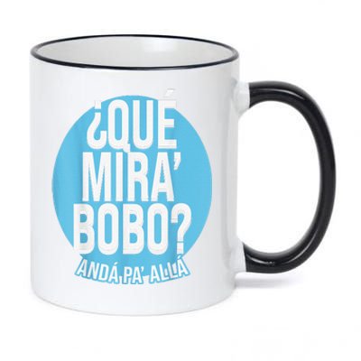 Qué Miras Bobo, Qué Mira Bobo Costume 11oz Black Color Changing Mug