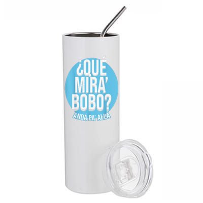 Qué Miras Bobo, Qué Mira Bobo Costume Stainless Steel Tumbler