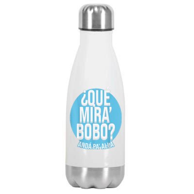 Qué Miras Bobo, Qué Mira Bobo Costume Stainless Steel Insulated Water Bottle