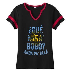 Qué Miras Bobo, Qué Mira Bobo Costume Ladies Halftime Notch Neck Tee