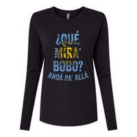 Qué Miras Bobo, Qué Mira Bobo Costume Womens Cotton Relaxed Long Sleeve T-Shirt