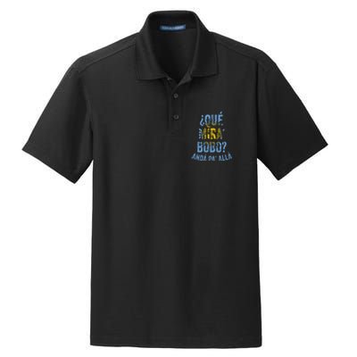 Qué Miras Bobo, Qué Mira Bobo Costume Dry Zone Grid Polo