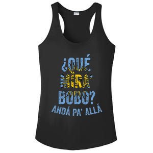 Qué Miras Bobo, Qué Mira Bobo Costume Ladies PosiCharge Competitor Racerback Tank