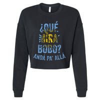 Qué Miras Bobo, Qué Mira Bobo Costume Cropped Pullover Crew