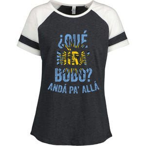 Qué Miras Bobo, Qué Mira Bobo Costume Enza Ladies Jersey Colorblock Tee