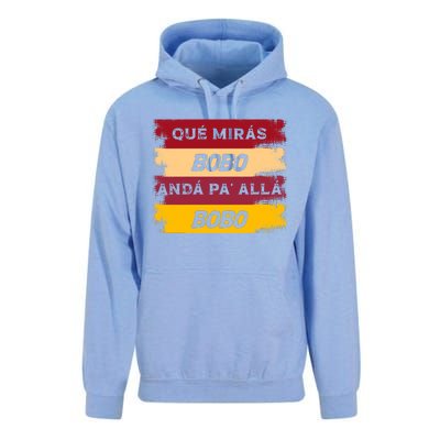 Qué Mirás Bobo, Andá Pa' Allá Funny Speech Trending Unisex Surf Hoodie