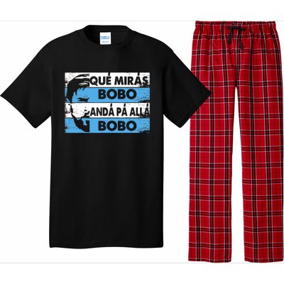 Qué Mirás Bobo, Andá Pa' Allá Funny Speech Messi Design Pajama Set