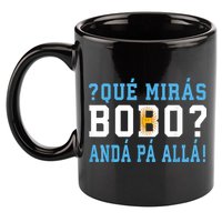 Qué Mirás Bobo, Andá Pa' Allá Funny Speech 11oz C Handle Ceramic Mug