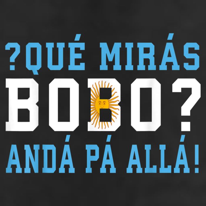 Qué Mirás Bobo, Andá Pa' Allá Funny Speech 11oz C Handle Ceramic Mug