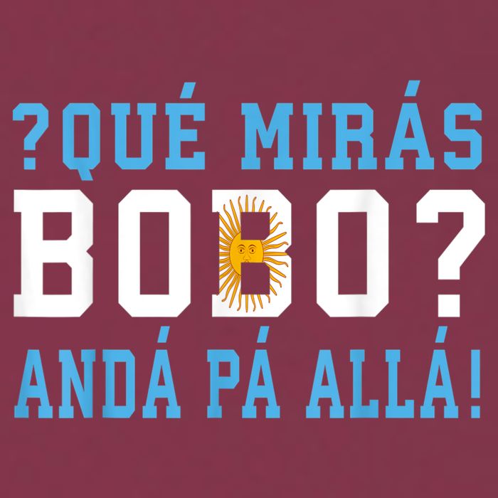 Qué Mirás Bobo, Andá Pa' Allá Funny Speech 16oz Travel Tumbler