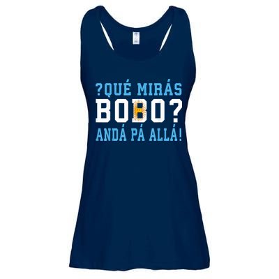 Qué Mirás Bobo, Andá Pa' Allá Funny Speech Ladies Essential Flowy Tank