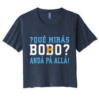 Qué Mirás Bobo, Andá Pa' Allá Funny Speech Crop Top