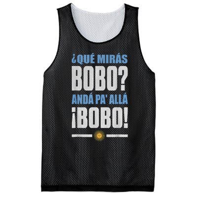 Qué Mirás Bobo, Andá Pa' Allá Mesh Reversible Basketball Jersey Tank