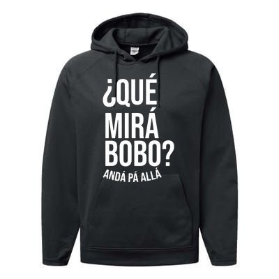 Qué Miras Bobo Qué Mira Bobo Argentina Performance Fleece Hoodie