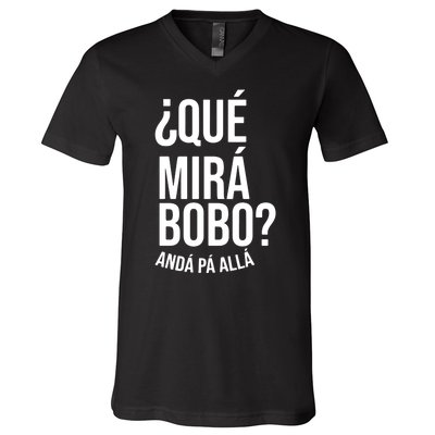 Qué Miras Bobo Qué Mira Bobo Argentina V-Neck T-Shirt