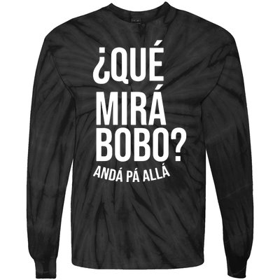 Qué Miras Bobo Qué Mira Bobo Argentina Tie-Dye Long Sleeve Shirt