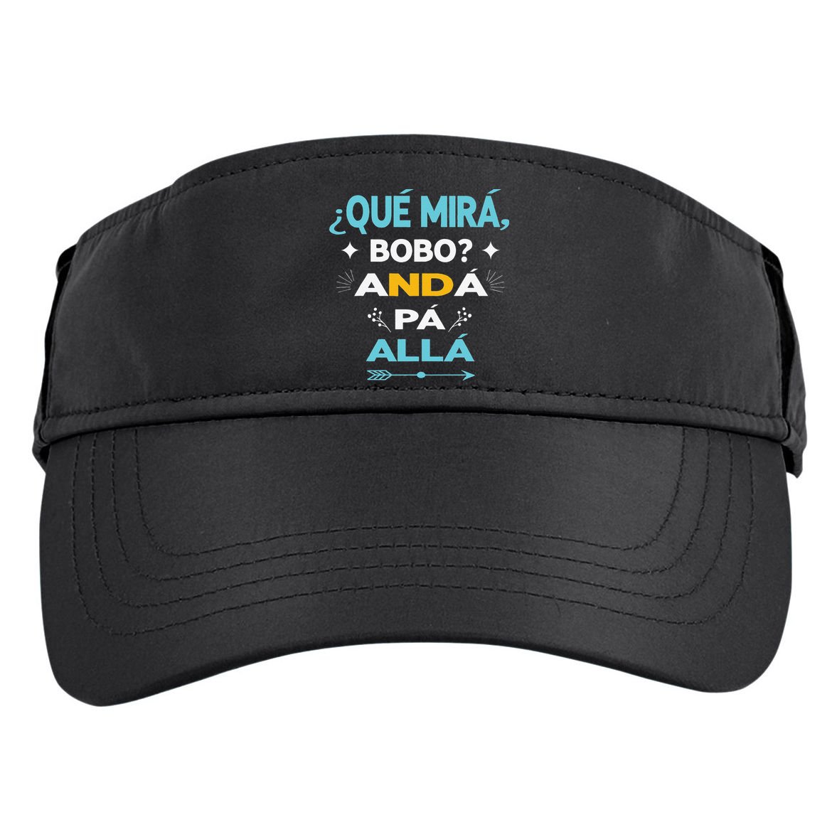 Qué Miras Bobo anda pa alla Qué Mira Bobo Adult Drive Performance Visor