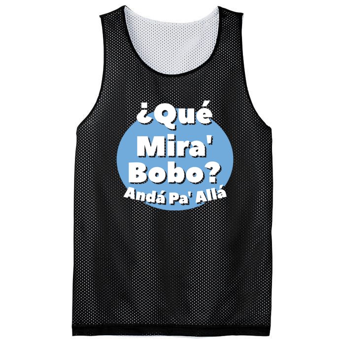 Qué Miras Bobo Qué Mira Bobo? Andá Pa' Allá | Meme Mesh Reversible Basketball Jersey Tank