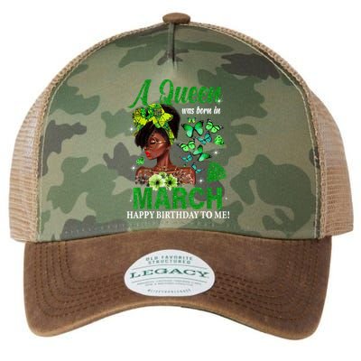 Queen March Birthday Black African American St Patricks day Legacy Tie Dye Trucker Hat