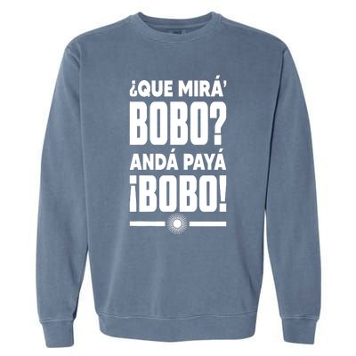 Que Mira Bobo Argentina Gift Champion 2022 World Soccer Garment-Dyed Sweatshirt