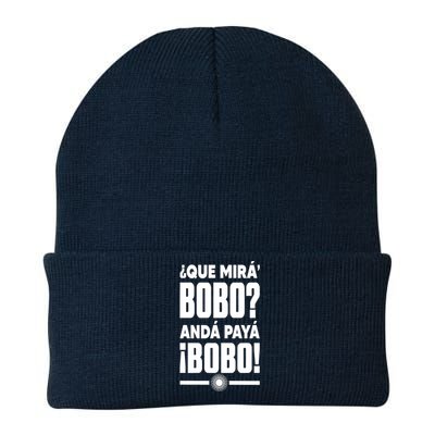 Que Mira Bobo Argentina Gift Champion 2022 World Soccer Knit Cap Winter Beanie