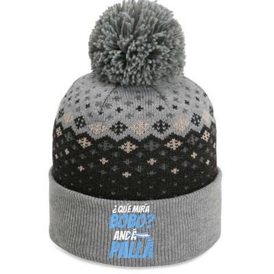 Qué Mirás Bobo, Andá Pa' Allá Funny Design The Baniff Cuffed Pom Beanie