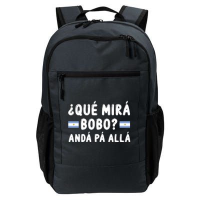 Qué Mira Bobo Qué Miras Bobo Argentina Soccer Daily Commute Backpack