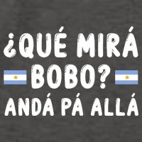 Qué Mira Bobo Qué Miras Bobo Argentina Soccer Vector Backpack