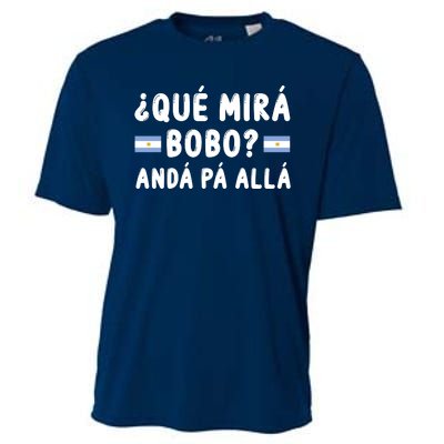 Qué Mira Bobo Qué Miras Bobo Argentina Soccer Cooling Performance Crew T-Shirt