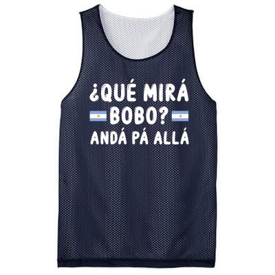 Qué Mira Bobo Qué Miras Bobo Argentina Soccer Mesh Reversible Basketball Jersey Tank