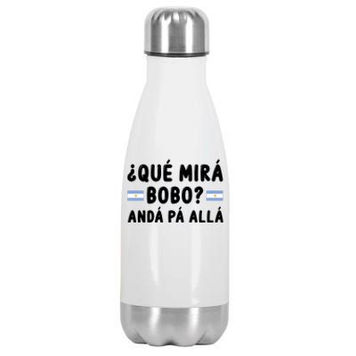 Qué Mira Bobo Qué Miras Bobo Argentina Soccer Stainless Steel Insulated Water Bottle