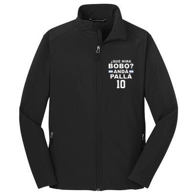 Qué Mira Bobo Anda Palla 10 Argentina Soccer Core Soft Shell Jacket