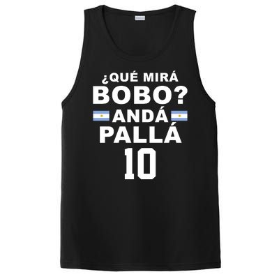 Qué Mira Bobo Anda Palla 10 Argentina Soccer PosiCharge Competitor Tank