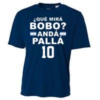 Qué Mira Bobo Anda Palla 10 Argentina Soccer Cooling Performance Crew T-Shirt