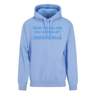 Qué Mirás Bobo, Andá Pa' Allá Funny Speech Funny Meme Foot Unisex Surf Hoodie