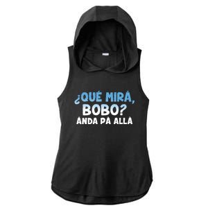 Qué Miras Bobo Argentina Qué Mira Bobo Trending Ladies PosiCharge Tri-Blend Wicking Draft Hoodie Tank