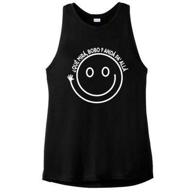 Qué Miras Bobo Qué Mira Bobo Ladies PosiCharge Tri-Blend Wicking Tank