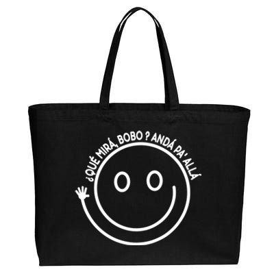 Qué Miras Bobo Qué Mira Bobo Cotton Canvas Jumbo Tote