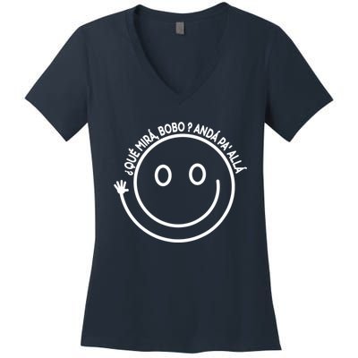 Qué Miras Bobo Qué Mira Bobo Women's V-Neck T-Shirt