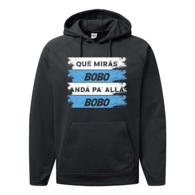 Qué Miras Bobo Qué Mira Bobo Performance Fleece Hoodie