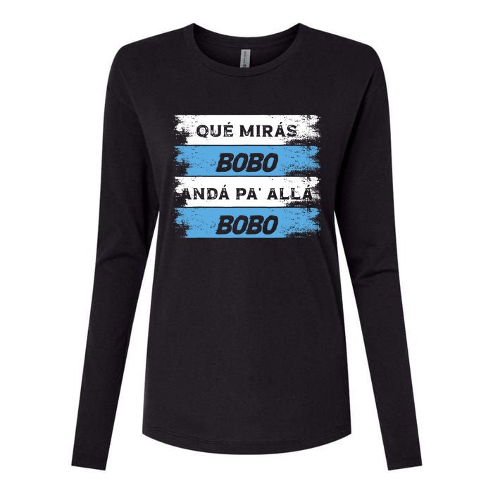 Qué Miras Bobo Qué Mira Bobo Womens Cotton Relaxed Long Sleeve T-Shirt