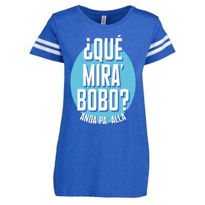 Qué Miras Bobo Qué Mirás Bobo, Andá Pa' Allá Funny Speech Design Enza Ladies Jersey Football T-Shirt