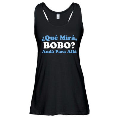 Qué Miras Bobo Qué Mira Bobo Meme Argentina Flag Funny Ladies Essential Flowy Tank