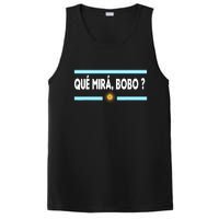 Qué Miras Bobo ? Tee Funny Saying Humor Qué Miras Bobo PosiCharge Competitor Tank